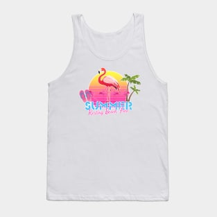 Resting Beach Face Tank Top